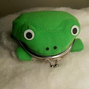 Cute Cosplay Anime Frog Plush Coin Purse for Funny  Girls Gift